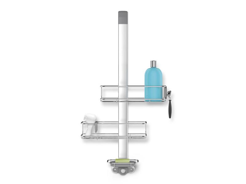 Simplehuman Bad-Utensilienhalter Tür-Duschcaddy Silber