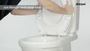 Diaqua Toilettensitz HOLLYWOOD White Absenkautomatik