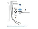 GROHE Lavaboarmatur Essence S, 1/2, Chrom, mit Zugstange, gerade