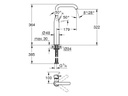 GROHE Lavaboarmatur Essence XL-Size 1/2, Chrom