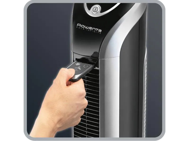 Rowenta Turmventilator Eole Infinite VU6670 Schwarz