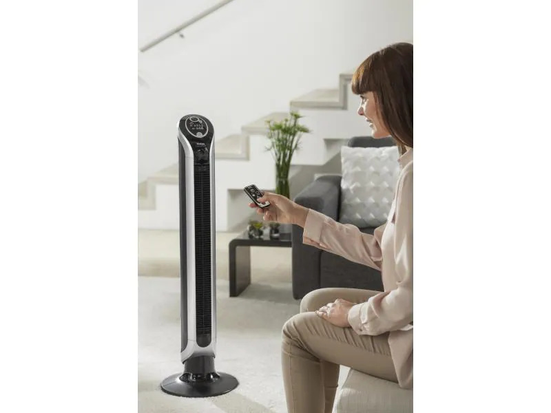 Rowenta Turmventilator Eole Infinite VU6670 Schwarz