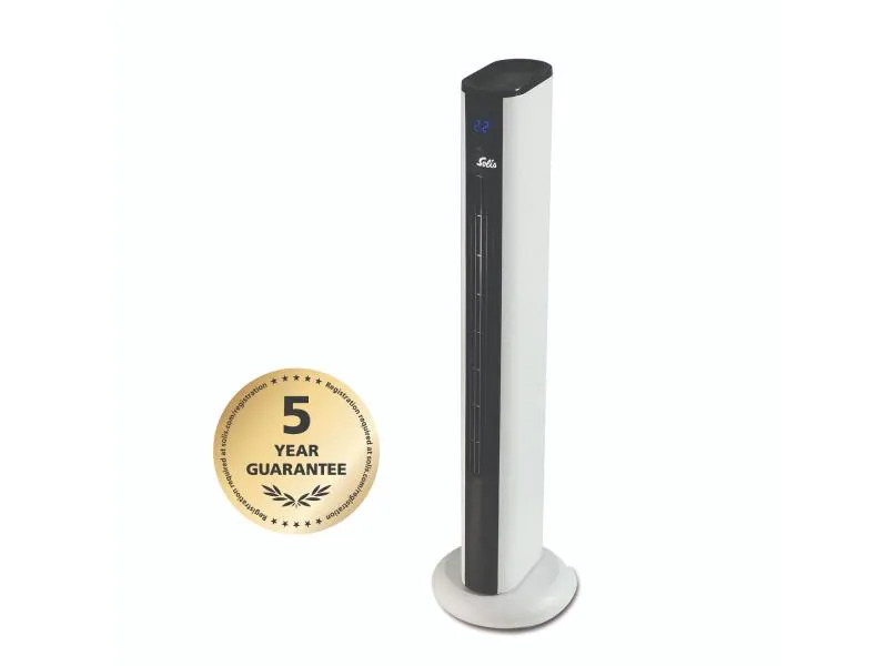 Solis Turmventilator Easy Breezy Weiss/Schwarz