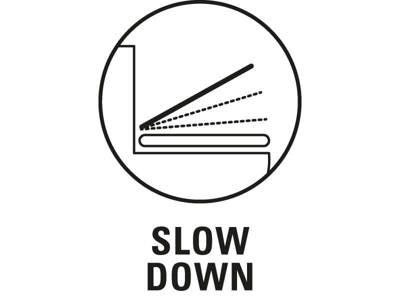 Diaqua Toilettensitz Race Slow Down Schwarz matt