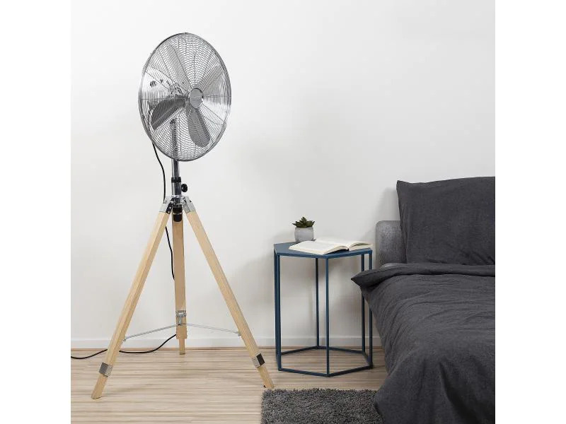 Tristar Standventilator VE-5804 Silber/Braun