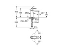 GROHE Lavaboarmatur Eurosmart M-Size 1/2, Chrom