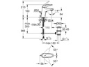 GROHE Lavaboarmatur Eurostyle S-Size, Chrom, geschlossener Griff