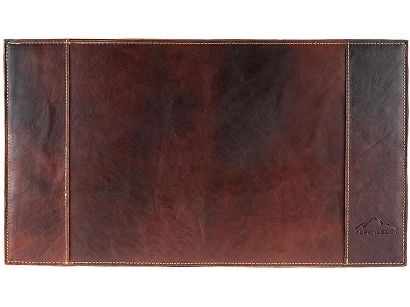 Alpenleder Schreibunterlage Piemont 51.5 x 29 cm, Brandy