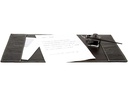 Alpenleder Schreibunterlage Piemont 51.5 x 29 cm, Ebenholz