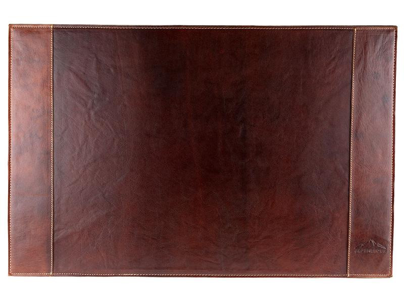 Alpenleder Schreibunterlage Tirol 68 x 45 cm, Brandy