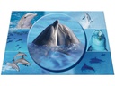 HERMA Schreibunterlage Delphin 55 x 35 cm