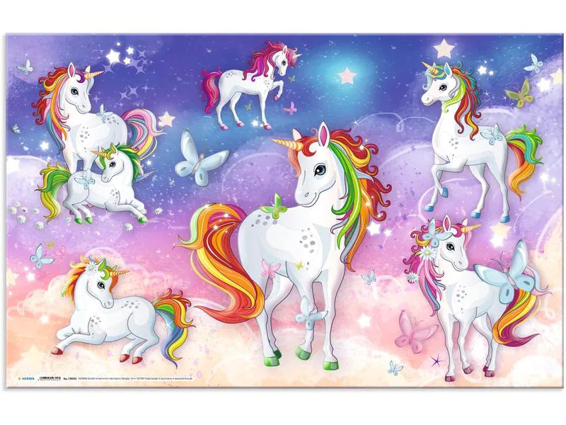 HERMA Schreibunterlage Einhorn 55 x 35 cm