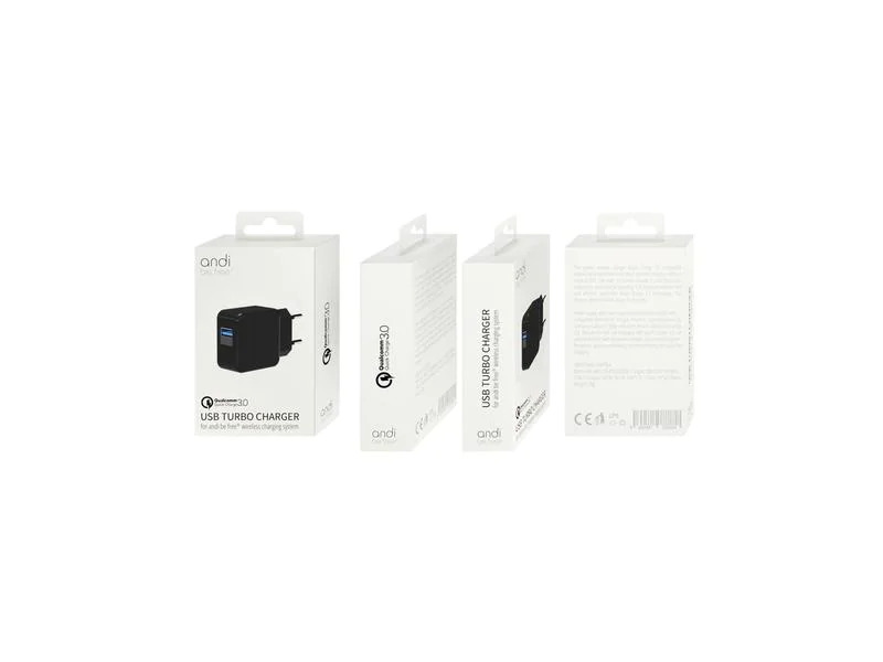 Andi be free USB-Wandladegerät USB-A Quick Charge 3.0 27W