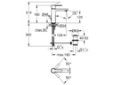 GROHE Lavaboarmatur Lineare S-Size 1/2, Chrom, mit Zugstange