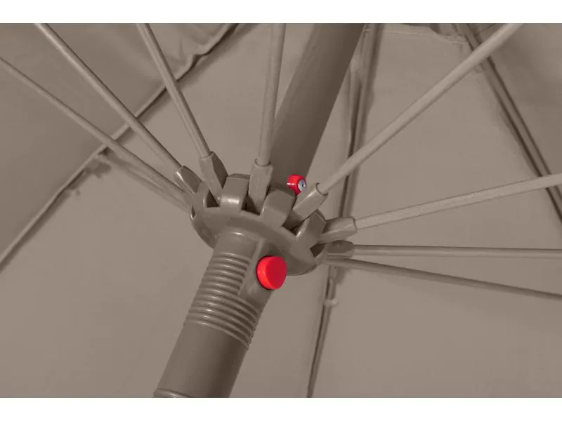 COCON Sonnenschirm TR-004, Ø 270 cm, Push-up, Taupe