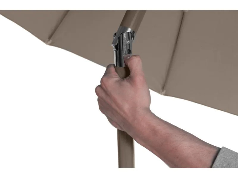 COCON Sonnenschirm TR-004, Ø 270 cm, Push-up, Taupe