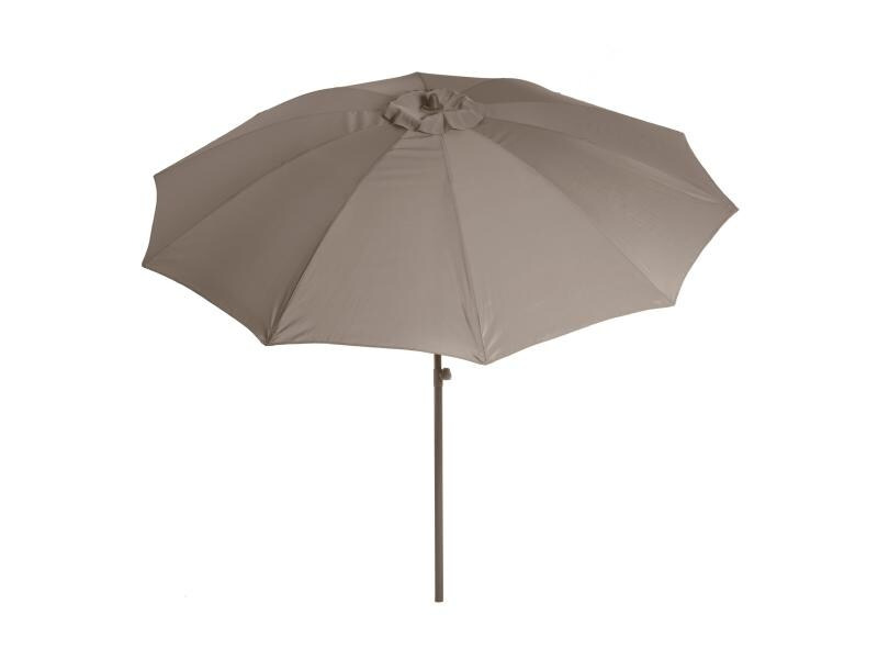 COCON Sonnenschirm TR-004, Ø 270 cm, Push-up, Taupe
