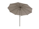COCON Sonnenschirm TR-004, Ø 270 cm, Push-up, Taupe