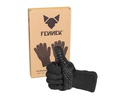 Fennek Grill Grillhandschuh mit Logo, Schwarz