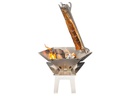 Fennek Grill Flammlachshalter, Edelstahl