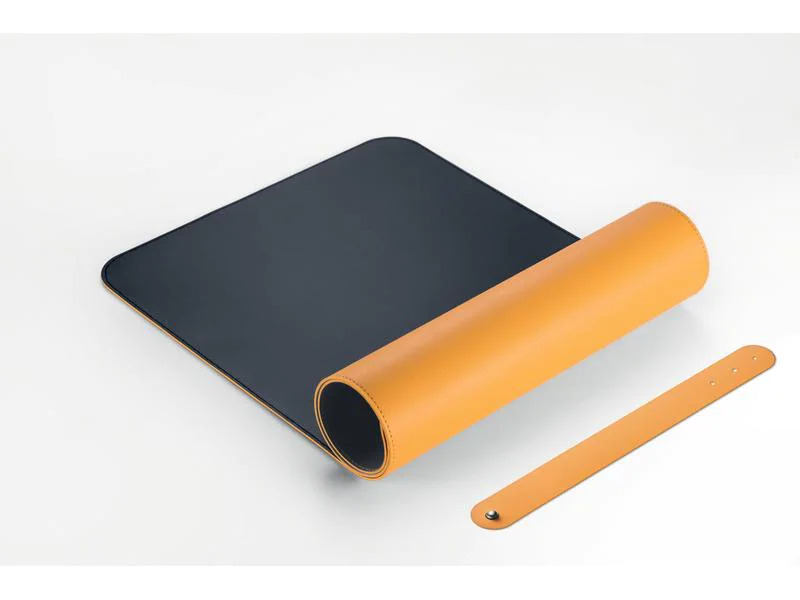 Sigel Schreibunterlage Einrollbar 80 x 30 cm, Gelb-grau