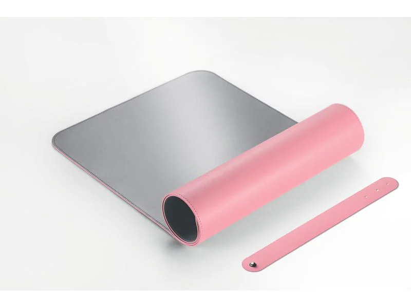 Sigel Schreibunterlage Einrollbar 80 x 30 cm, Rosa-silber