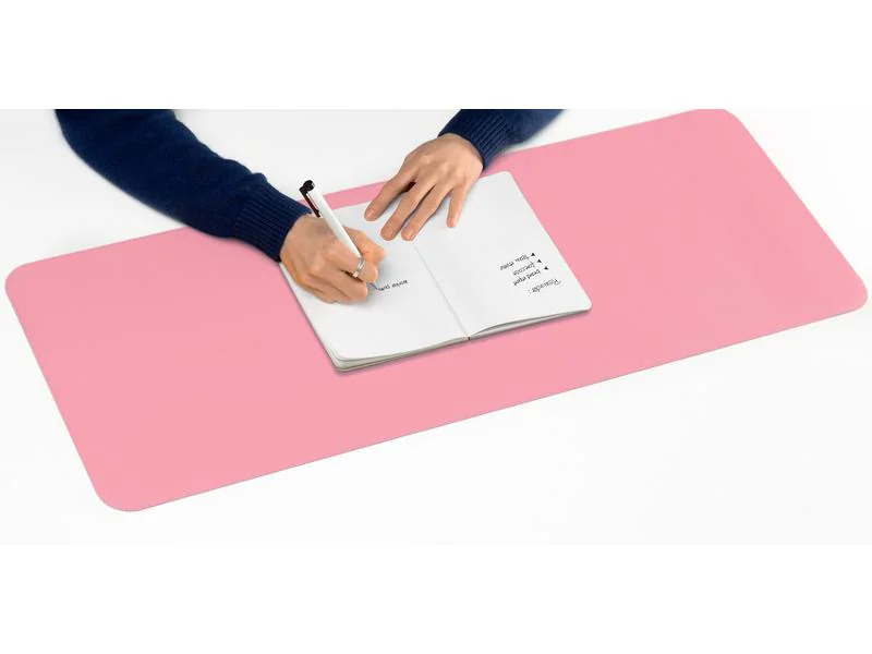 Sigel Schreibunterlage Einrollbar 80 x 30 cm, Rosa-silber