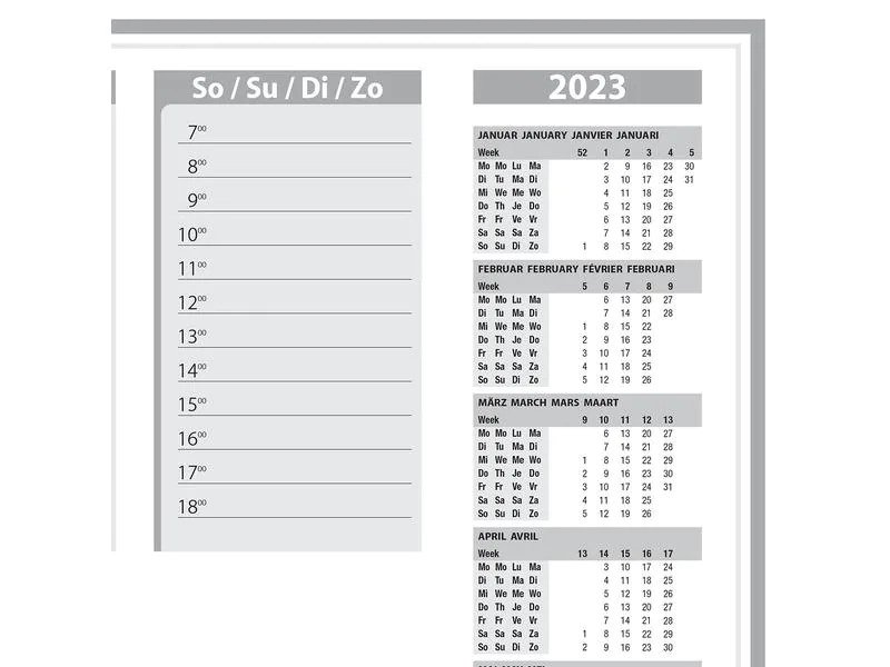 Sigel Schreibunterlage protect, 410 x 595 mm mit Kalender &amp; Planer