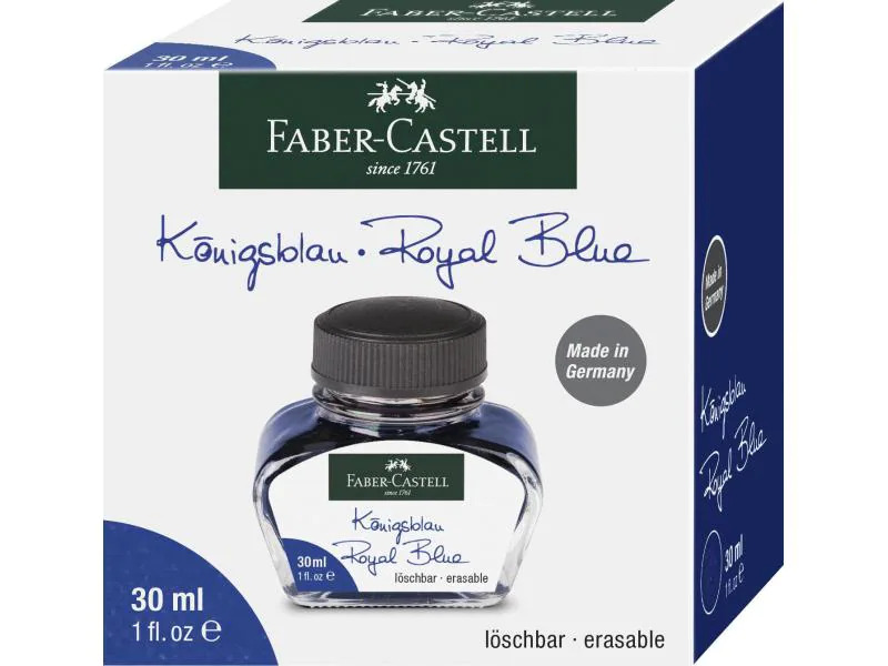 Faber-Castell Tintenpatrone 30 ml Königsblau