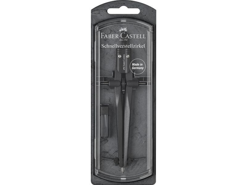 Faber-Castell Schnellverstellzirkel Stream 2019 Schwarz