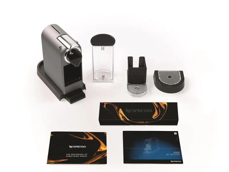 Krups Nespressomaschine XN741B Citiz  Silber