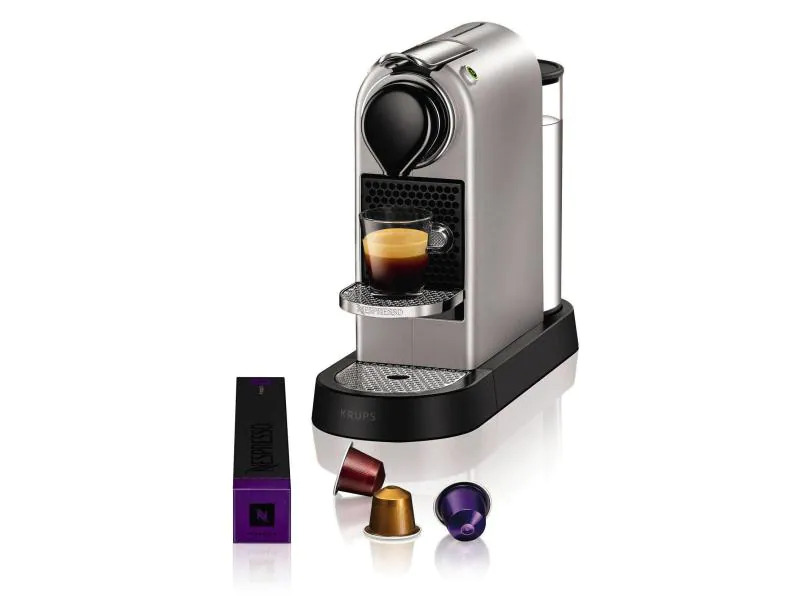 Krups Nespressomaschine XN741B Citiz  Silber