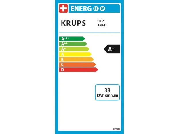 Krups Nespressomaschine XN741B Citiz  Silber