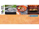 Nouvel Auflaufform Grill me Rund, Schwarz