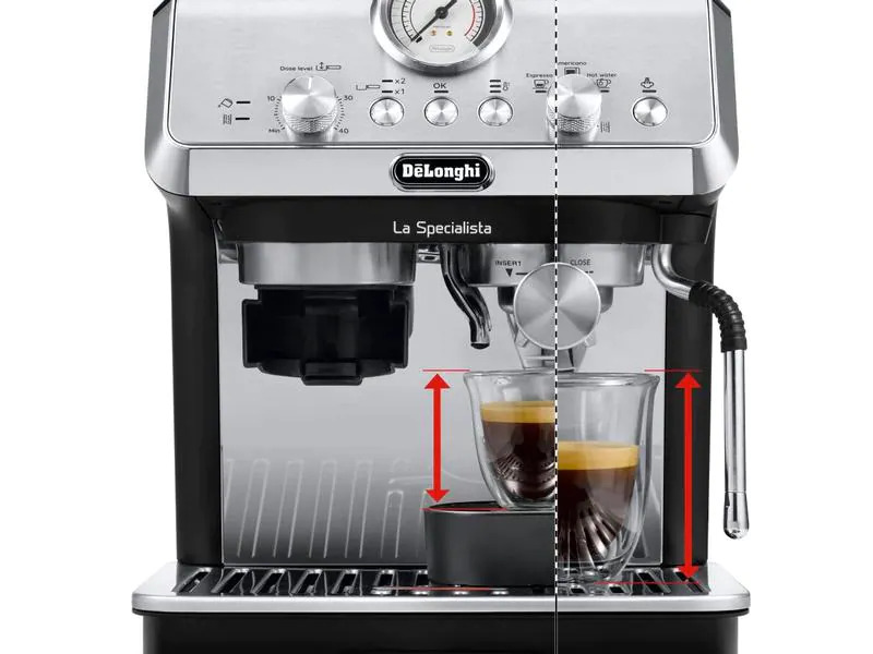 De'Longhi Siebträgermaschine EC9155.MB La Specialista Arte Silber