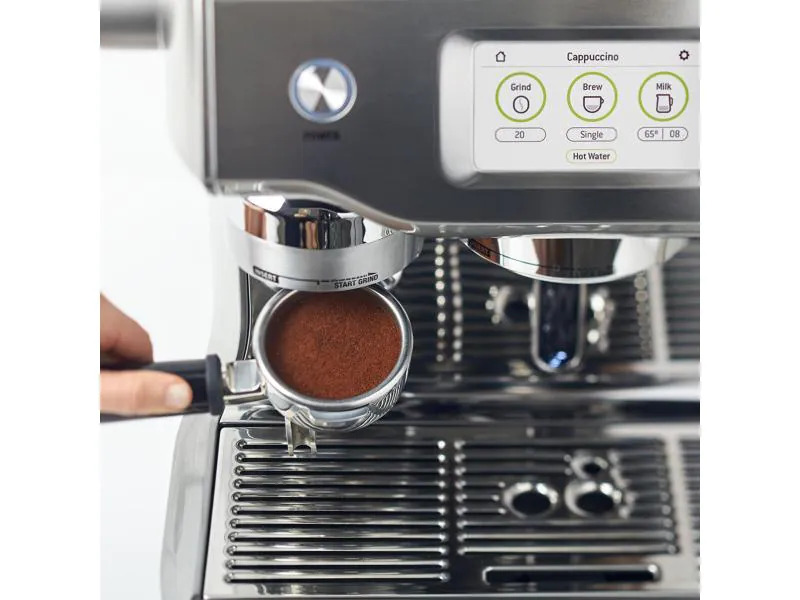 Sage Siebträgermaschine Oracle Touch Silber