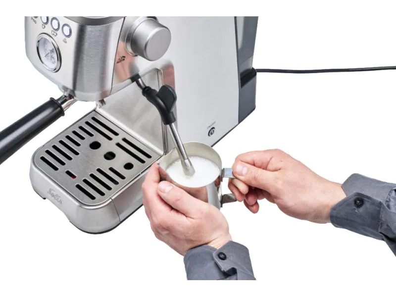 Solis Siebträgermaschine Barista Perfetta Plus Silber