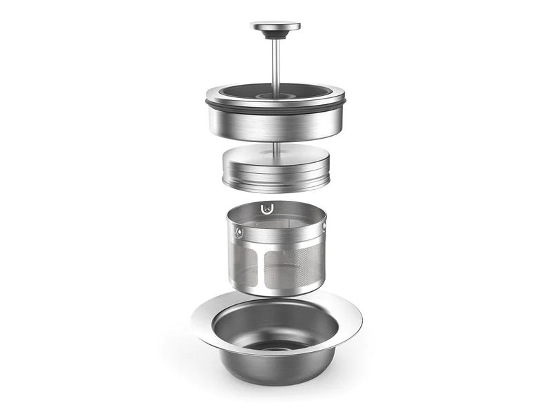 Gastroback Tee- und Wasserkocher Advanced Plus 42440 Silber