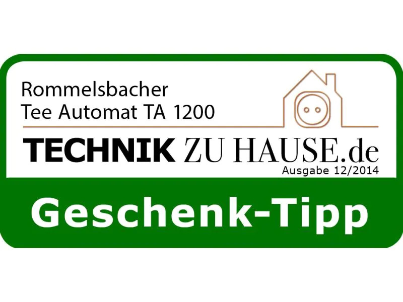 Rommelsbacher Tee- und Wasserkocher TA 1200 Schwarz