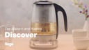 Sage Tee- und Wasserkocher Tea Maker Silber