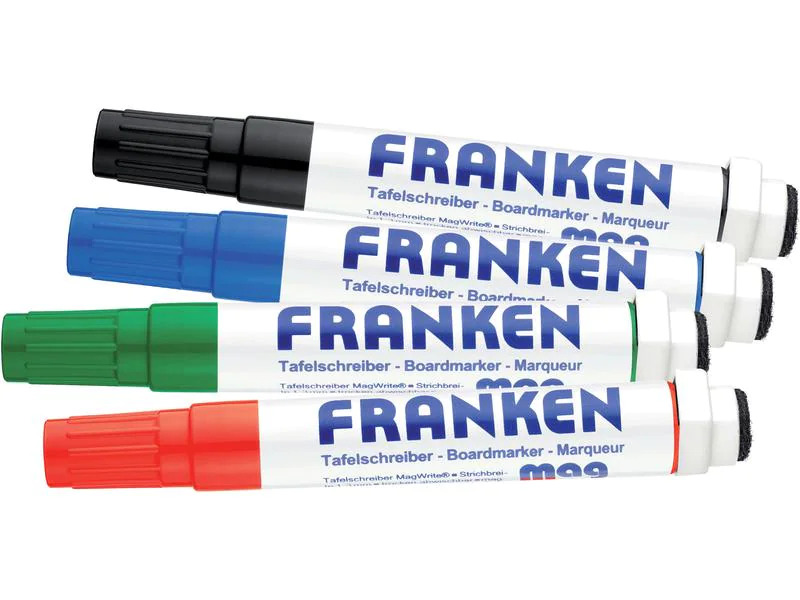 Franken Whiteboard-Marker Mag Write 1- 3 mm, Sortiert
