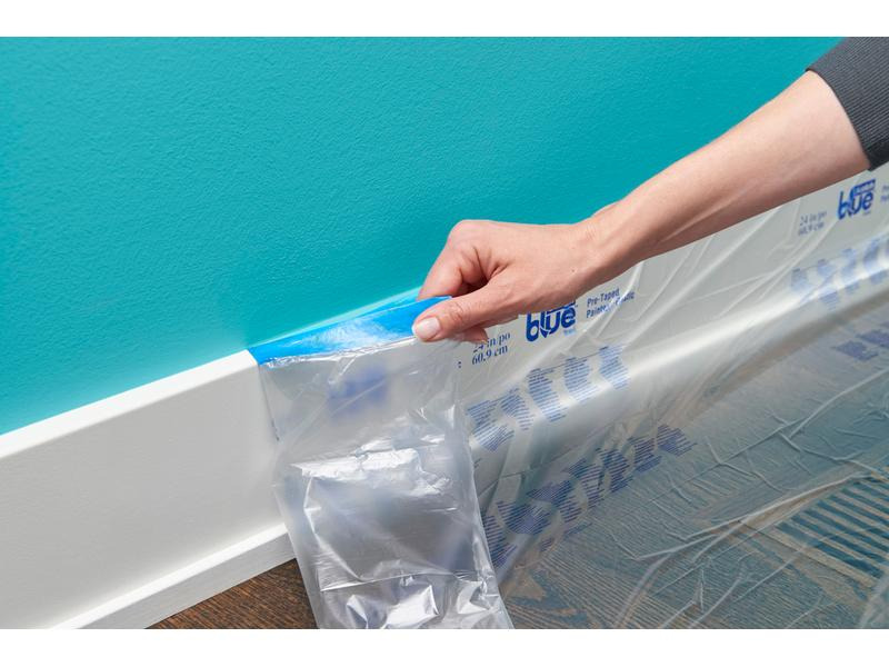 3M Abroller ScotchBlue 2093 121 cm x 27.4 m, Transparent