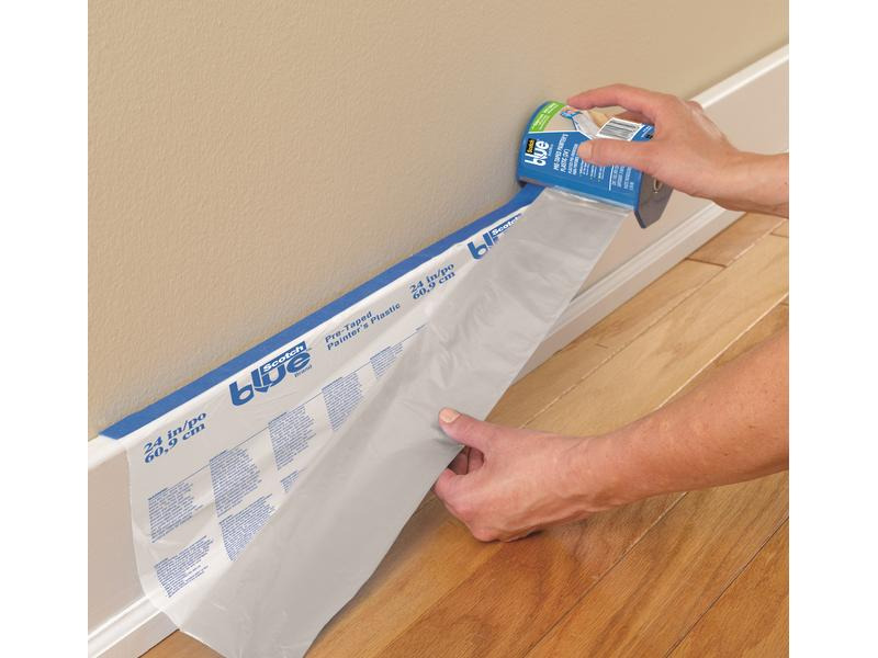 3M Abroller ScotchBlue Nachfüllrolle 600 mm x 27.4 m, Klar