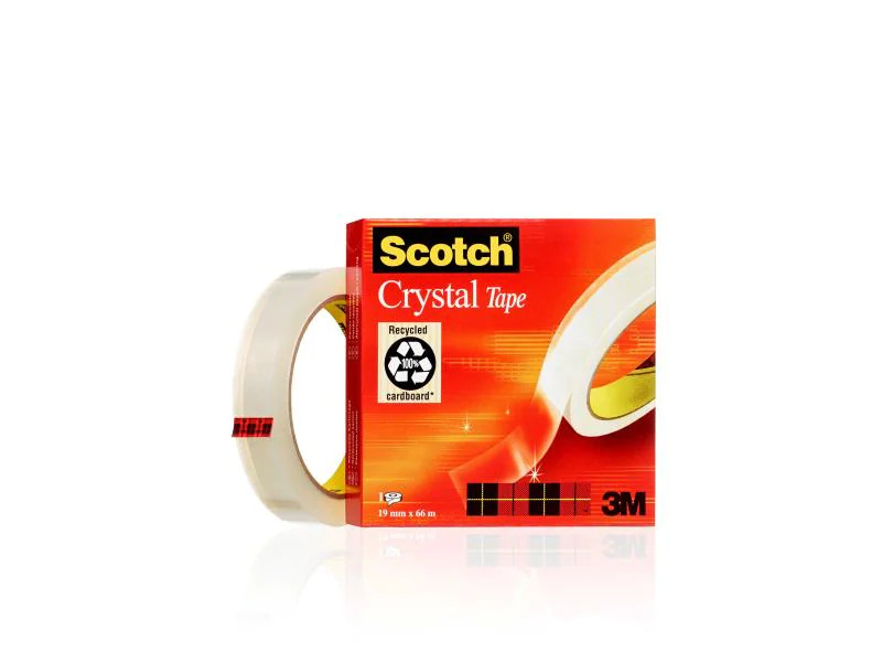 3M Klebeband Crystal  19 mm x 66 m