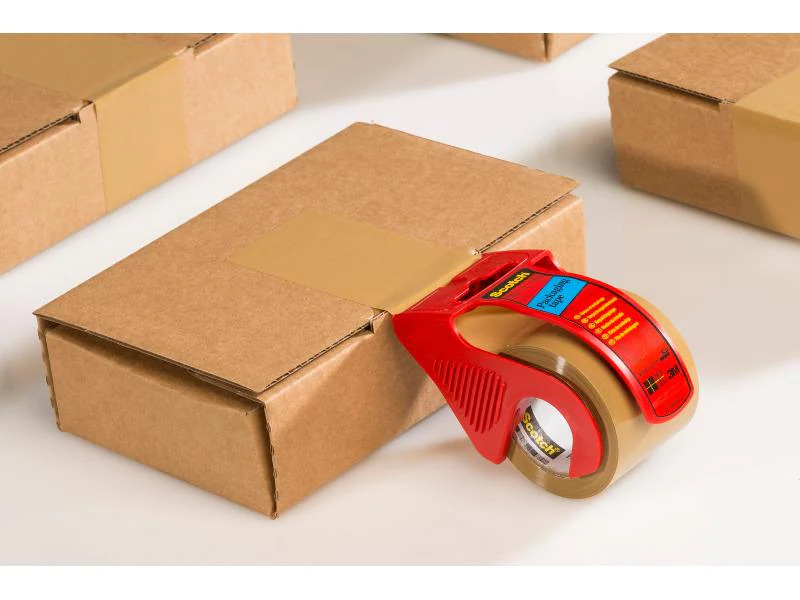 3M Klebeband im Abroller 48 mm x 20 m, Braun