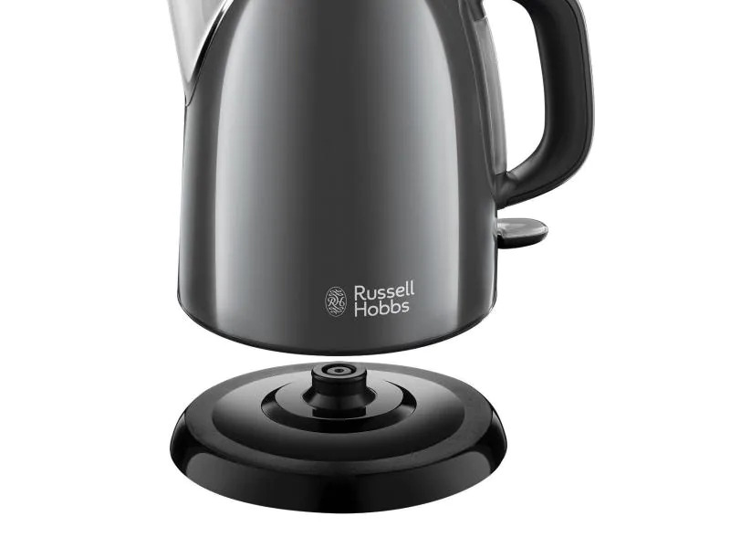Russell Hobbs Wasserkocher 24993-70 Colours Plus 1 l, Grau/Schwarz