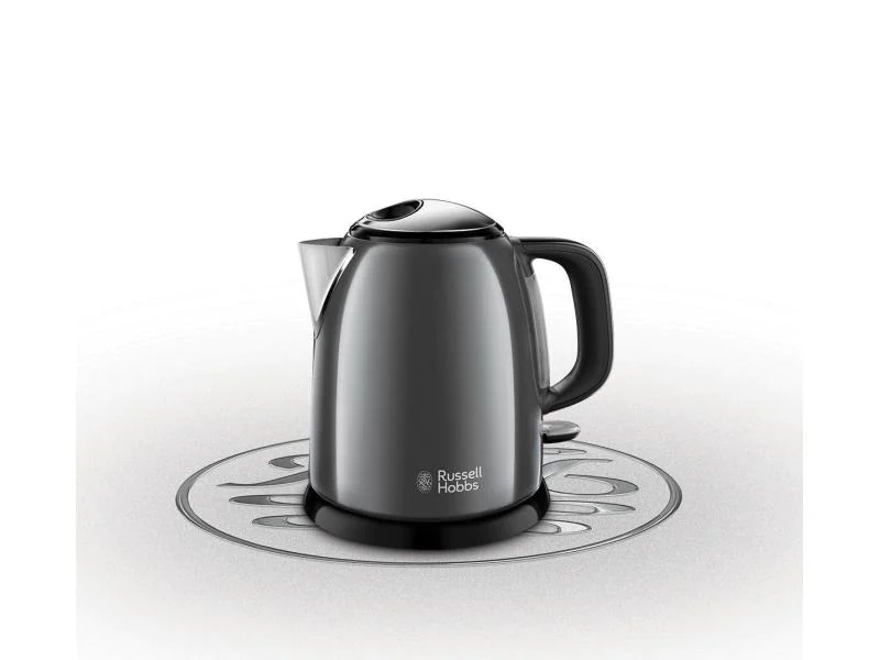 Russell Hobbs Wasserkocher 24993-70 Colours Plus 1 l, Grau/Schwarz