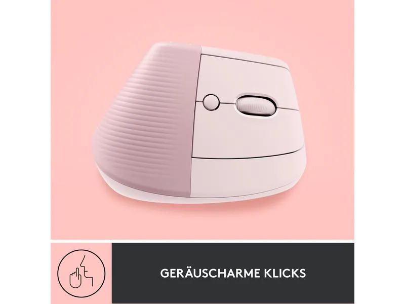 Logitech Ergonomische Maus Lift Rose