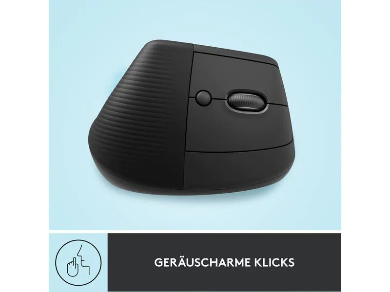 Logitech Ergonomische Maus Lift for Business Graphite