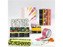 Creativ Company Gewebeband Duct Tape Muster 48 mm x 5 m, Mehrfarbig